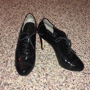 Cole Haan wing tip shoe bootie